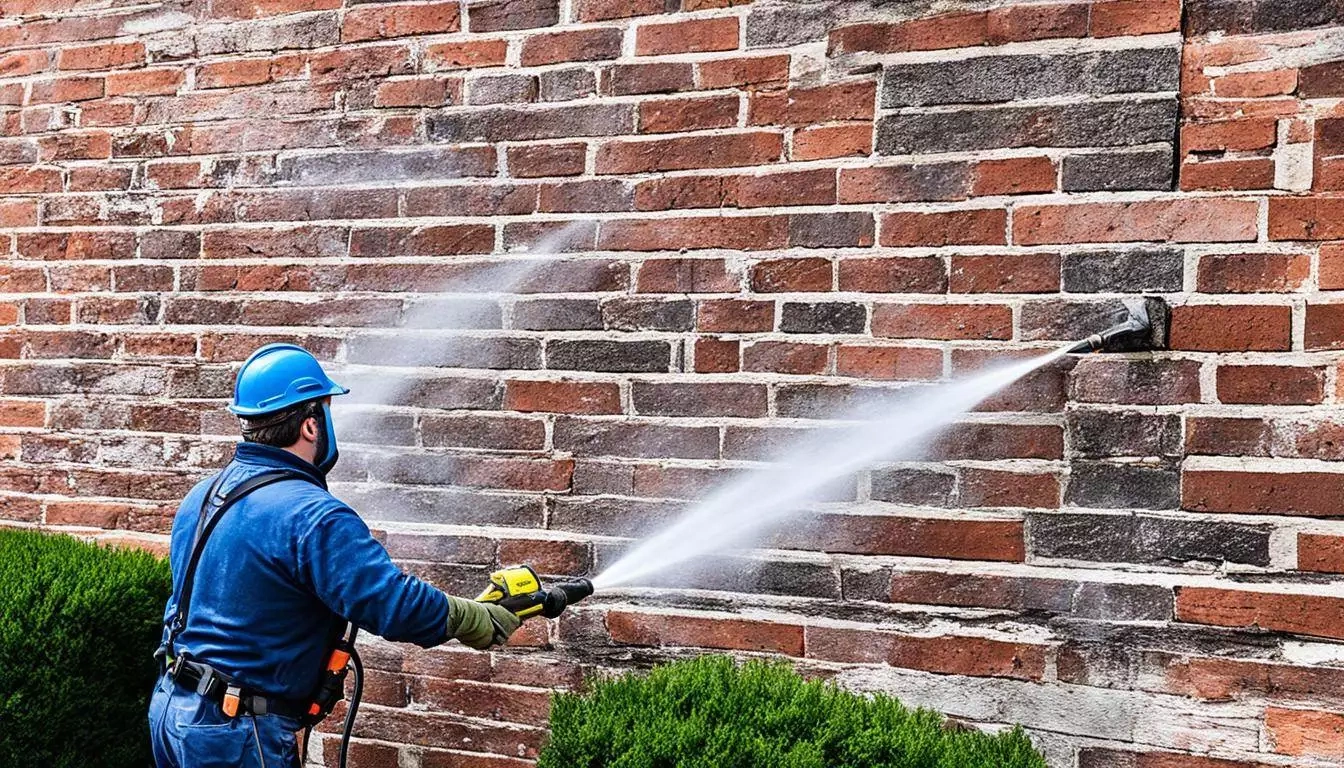 Corinth Brick cleaning