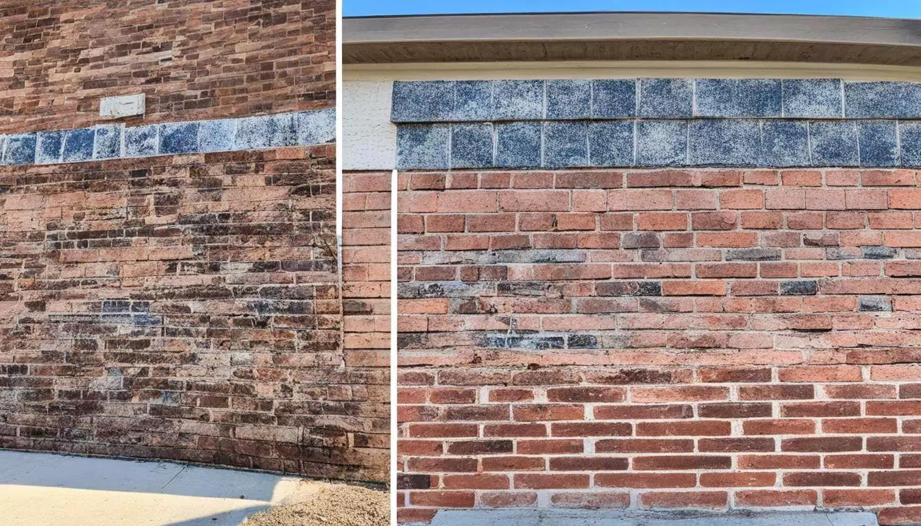 Trophy Club Brick cleaning