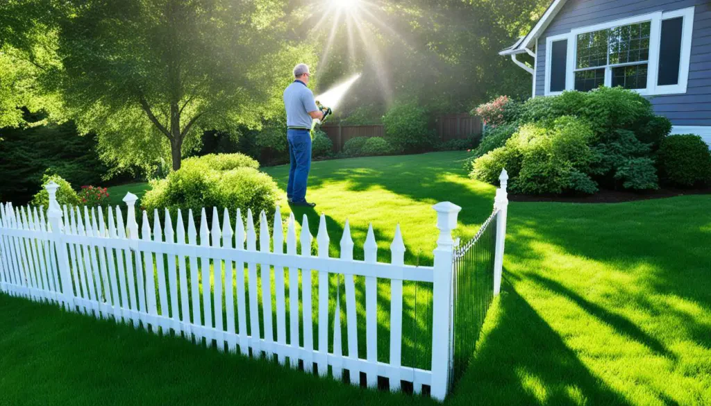 professional fence cleaning