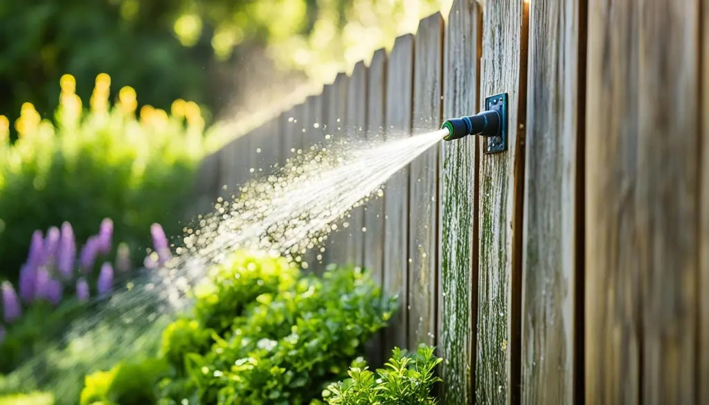 professional fence cleaning