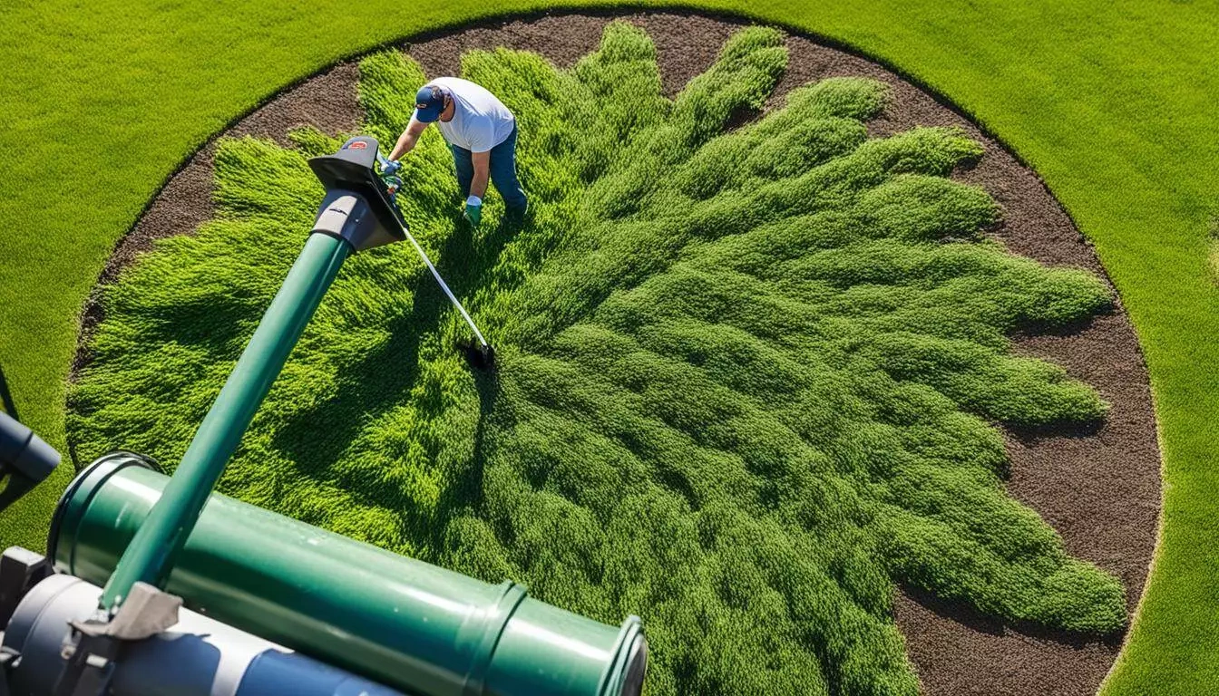 Lawn seeding