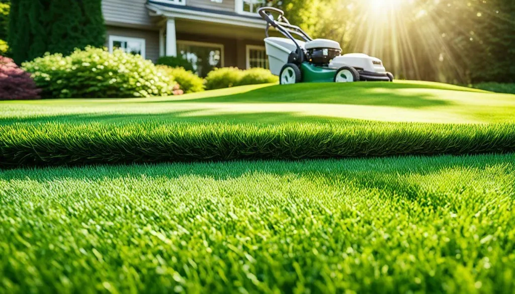 bi-weekly lawn mowing