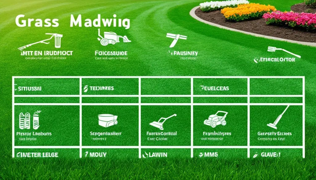 lawn maintenance schedule